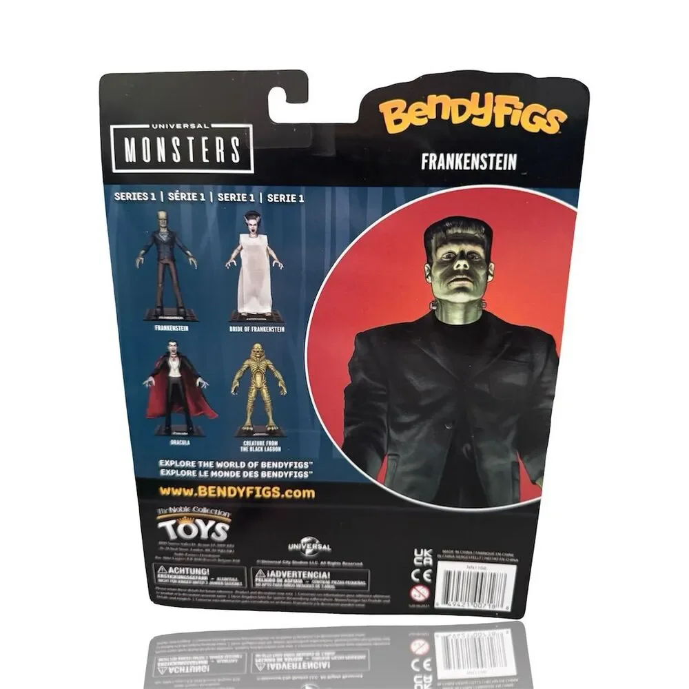 Universal Monsters Bendyfigs Frankenstein Action Figure 5-7 Years: New In Box